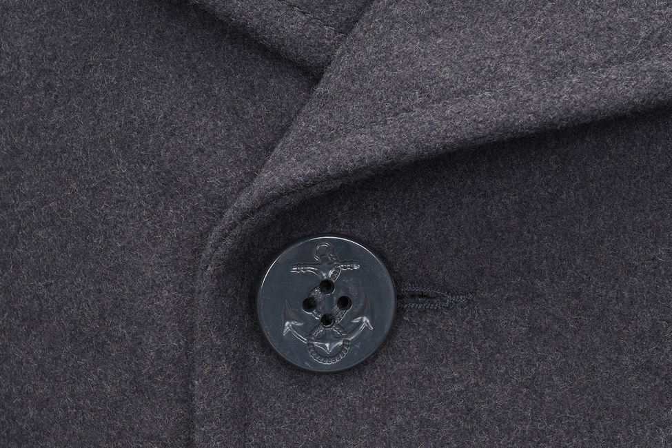 Brandit Pea Coat, Anthracite
