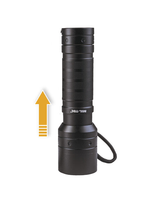 Mil-Tec MISSION 520 Flashlight, Black