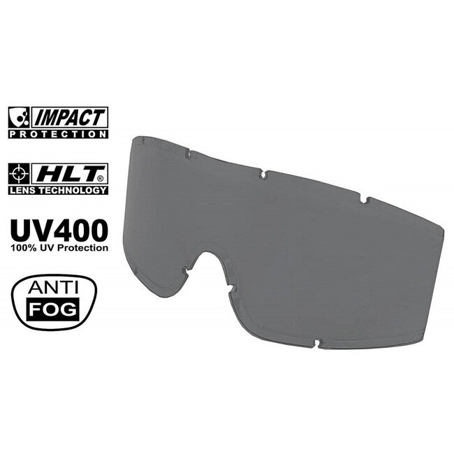 MFH Replacement Lenses for KHS Tactical Glasses, Smoke