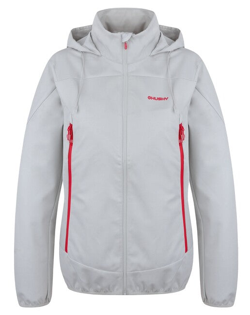 HUSKY Women's Softshell Jacket Sonny L, Light Grey