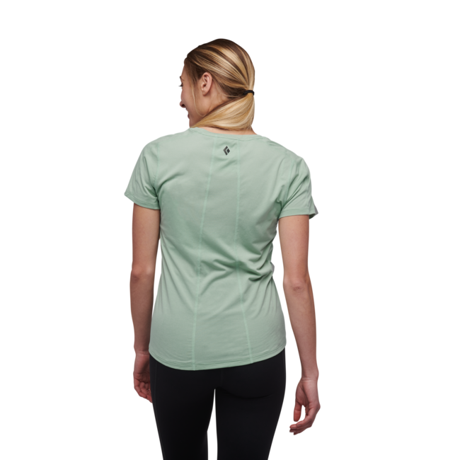 Black Diamond Women's Lightwire Tech T-Shirt, Foam Green