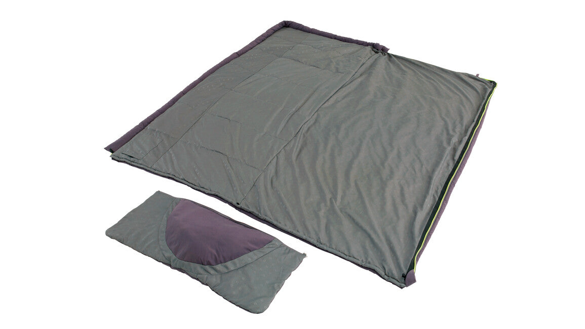 Outwell Contour Sleeping Bag Left, Dark Purple