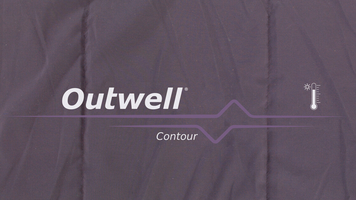 Outwell Contour Sleeping Bag Left, Dark Purple