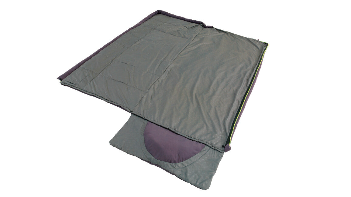 Outwell Contour Sleeping Bag Left, Dark Purple