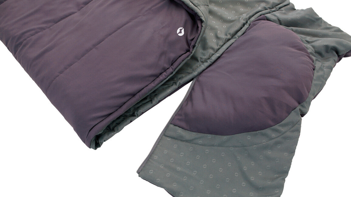 Outwell Contour Sleeping Bag Left, Dark Purple