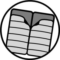 Outwell Contour Sleeping Bag Left, Dark Purple