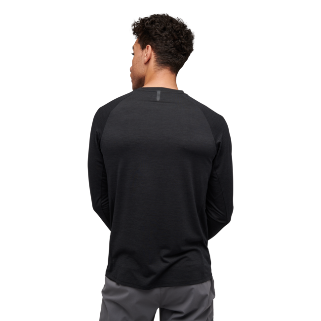 Black Diamond Lightwire Tech Men's Long Sleeve T-Shirt, Black