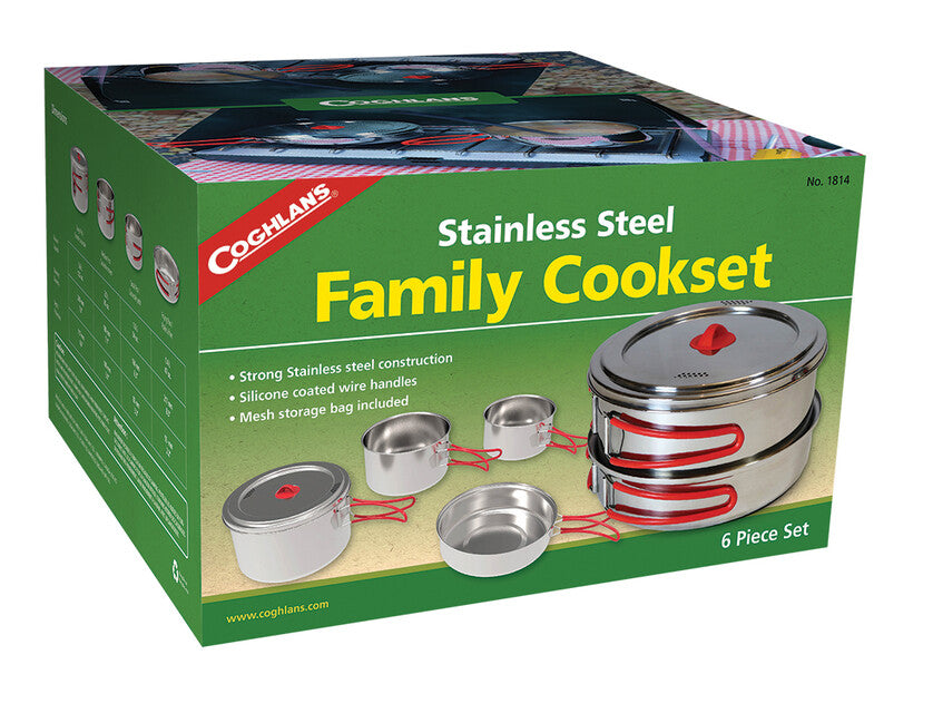 Coghlans Family Stainless Steel Cookware Set