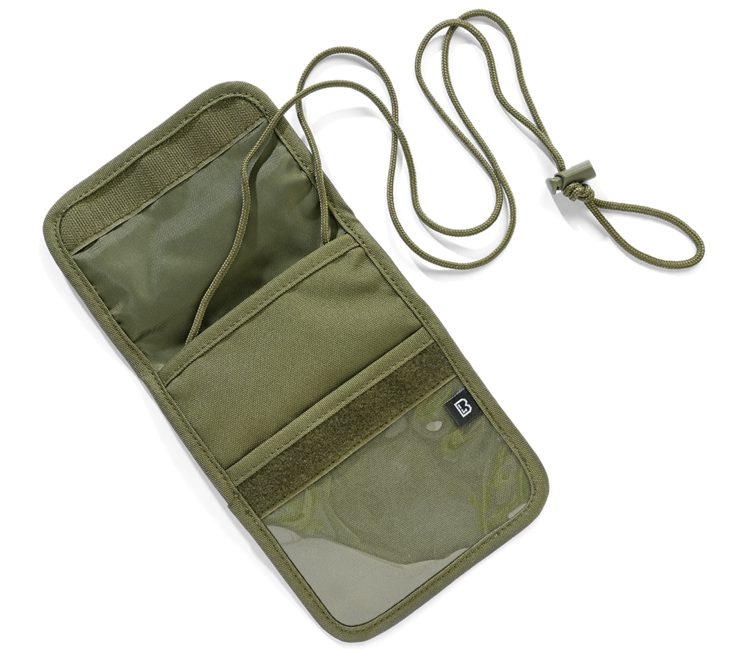 Brandit Neck Pouch, Olive