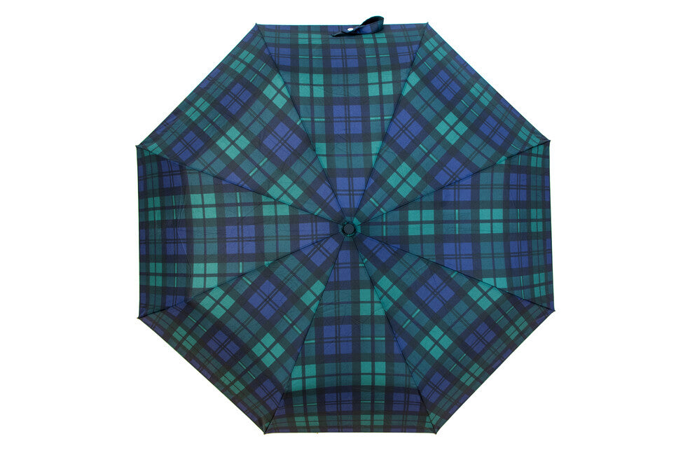 Origin Outdoors LED-Trek Compact Umbrella, Blue-Green