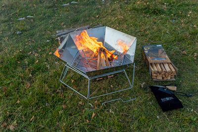 Origin Outdoors Hexagon Grill and Fire Pit