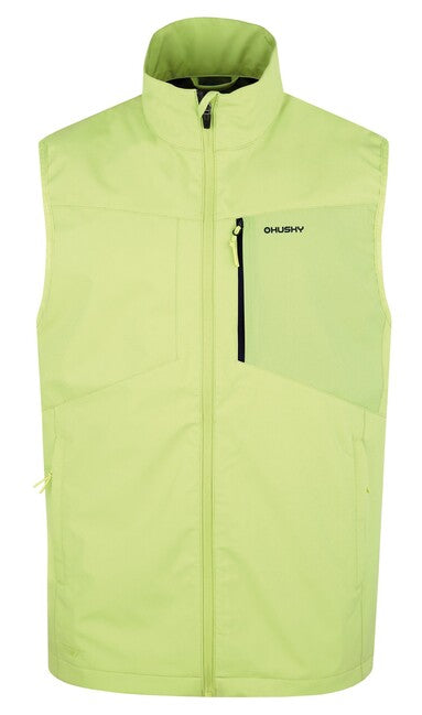 Husky Salien Men's Softshell Vest, Light Green