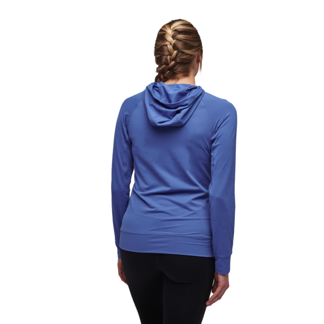 Black Diamond Alpenglow Women's Hoodie, Clean Blue