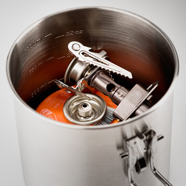 GSI Outdoors Glacier Stainless Steel Pot 1.1 L