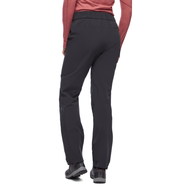 Black Diamond Women's Stormline Stretch Waterproof Pants, Black