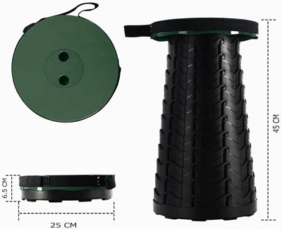 Origin Outdoors Telescopic Chair, Black 45cm