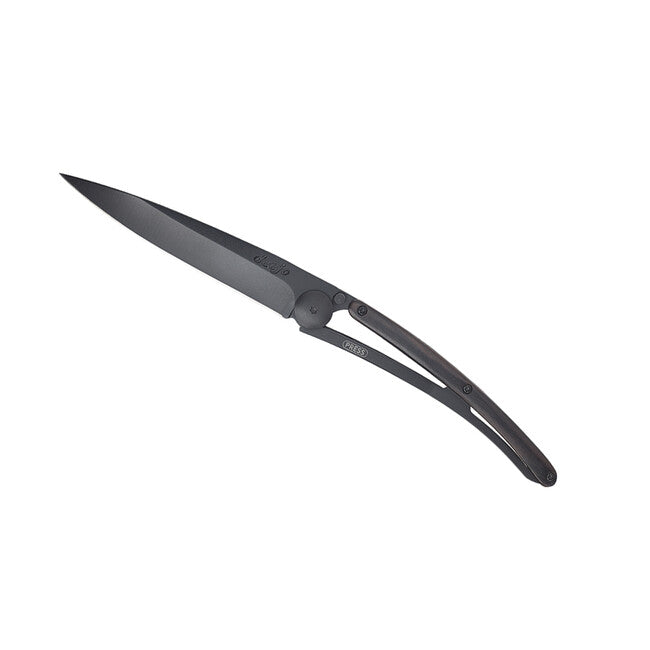 Deejo Folding Knife Ebony Wood
