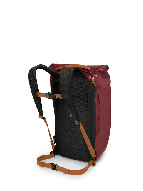 Osprey Transporter Roll Top Urban Backpack, Red Mountain