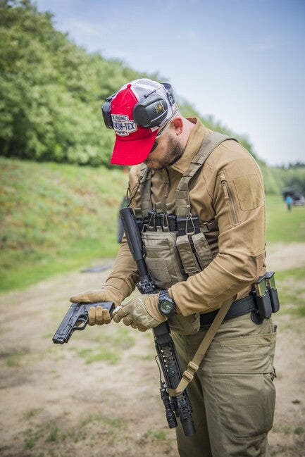 Helikon-Tex Range Tactical Gloves, PenCott WildWood™/Coyote