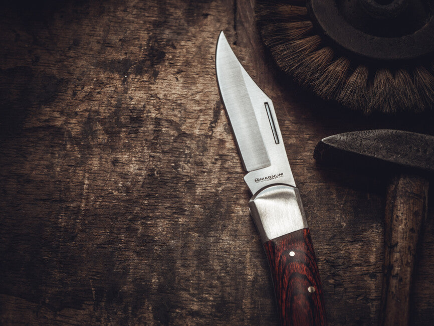 Böker Magnum Craftsman 2 Folding Knife, 9.8 cm, Pakka Wood