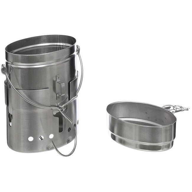 MFH 3-Piece SE Mess Kit, M40, Stainless Steel