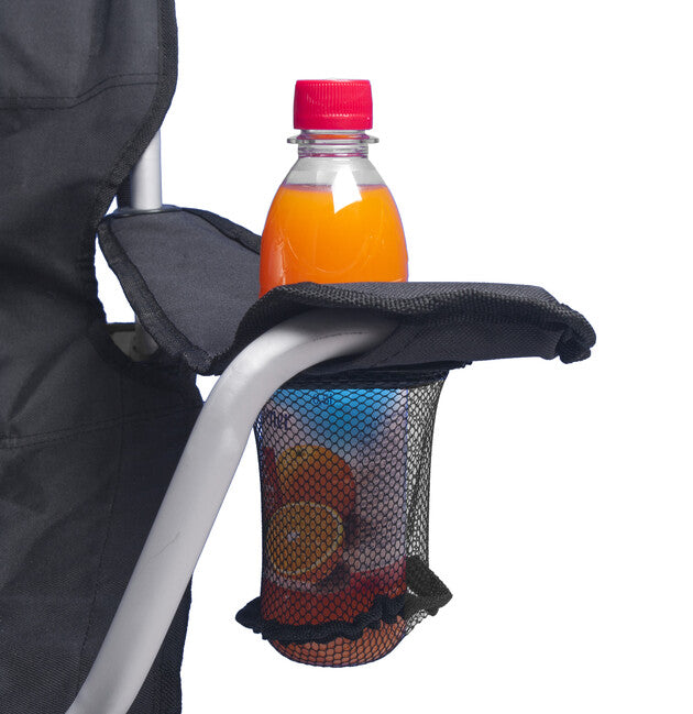 BasicNature Comfort Travel Chair, Black