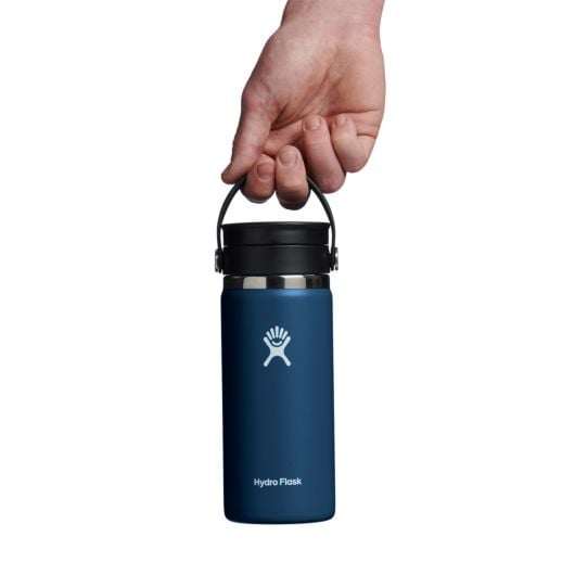 Hydro Flask Thermos Cup 16 OZ Wide Flex Sip Lid 473 ml, Indigo