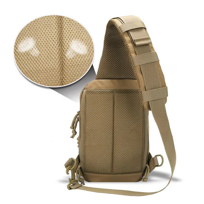 DRAGOWA TACTICAL Mike Sling Bag, Khaki