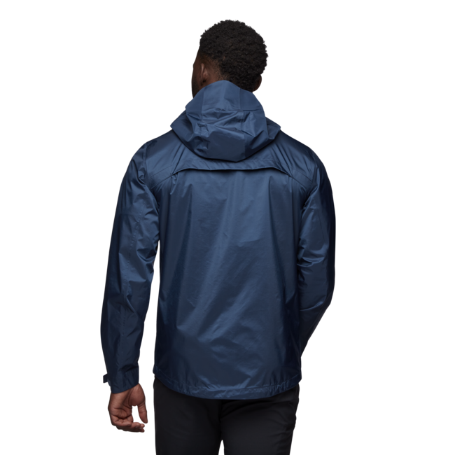 Black Diamond Treeline Rain Shell Women's Men's Jacket, Indigo