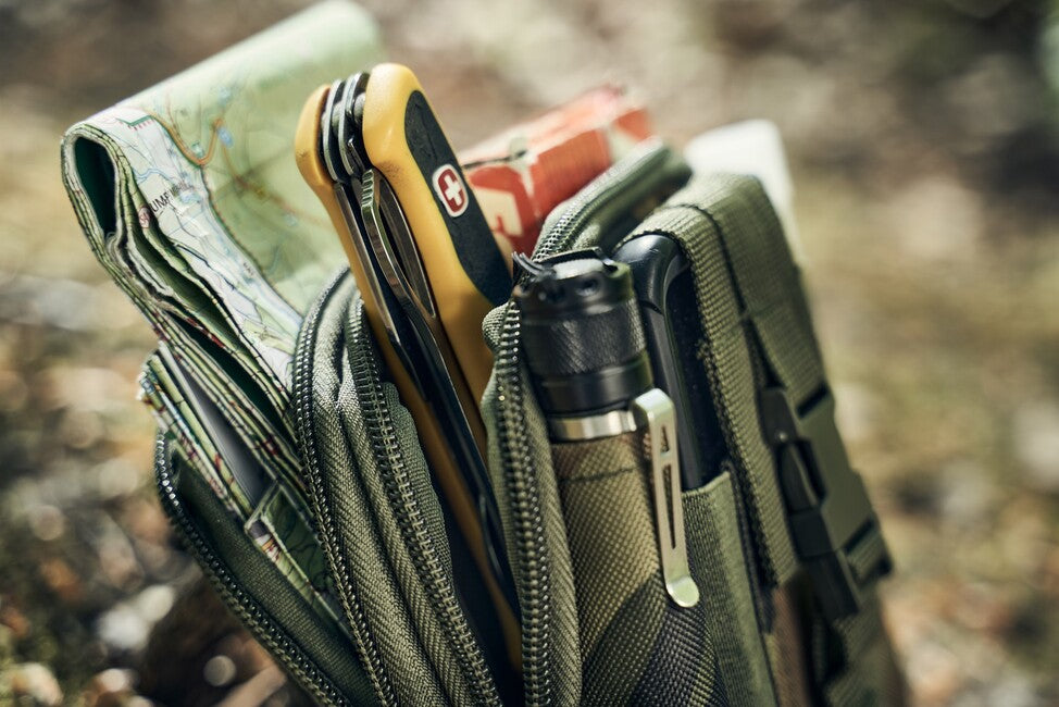 Brandit Molle Functional Pouch, Woodland