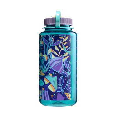Nalgene WM Sustain Water Bottle 1L, Botanical Mushrooms