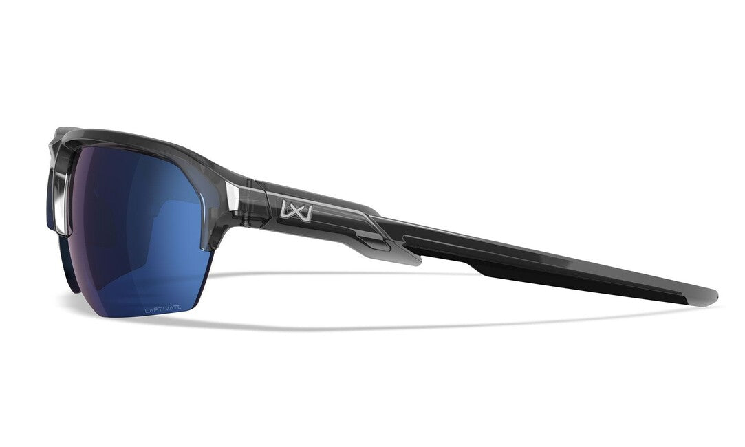 Wiley X Jakl Γυαλιά Ηλίου Captivate Polarized Blue Mirror/Gloss Crystal Grey