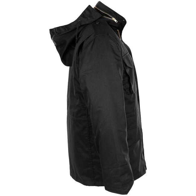 MFH M65 American Field Jacket with Detachable Quilted Lining, Black