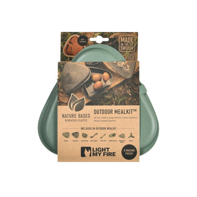 LIGHT MY FIRE Outdoor MealKit 2.0 Dinnerware Set, Blue