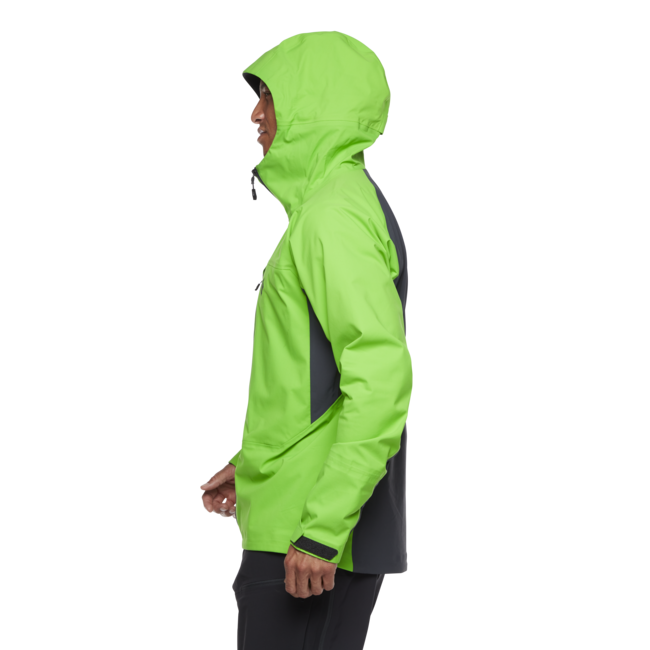 Black Diamond Women's Dawn Patrol Hybrid Men's Shell Jacket, Vibrant Green