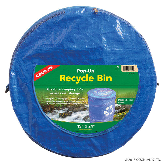 Coghlan's Pop-Up Camping Trash Bag Stuff Bag 100 liters Blue