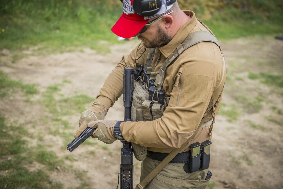 Helikon-Tex Range Tactical Gloves, Coyote/Adaptive Green