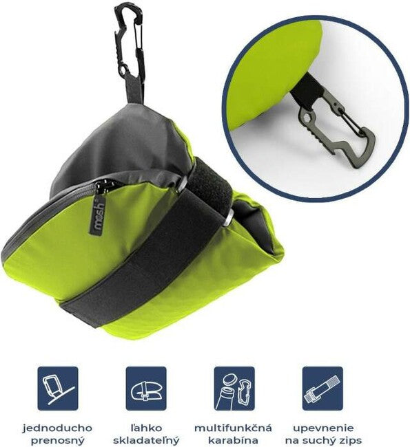 Mosh Kamper Outdoor Seat Pad, Lime/Black