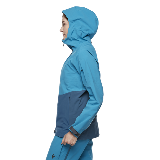 Black Diamond Women's Recon Stretch Ski Shell, Azure