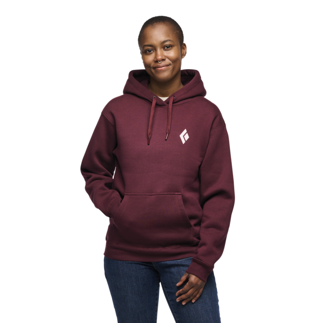 Black Diamond Equipment for Alpinists Women's Hoodie, Burgundy