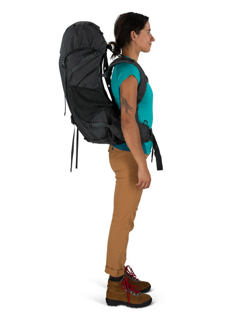 Osprey Renn 50 Hiking Backpack, Dark Charcoal/Gray Wolf