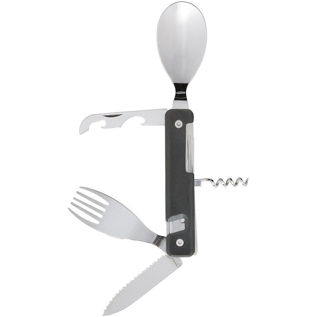 Akinod A02M00004 Multifunctional Utensil 13h25, Ebony Wood, Mirror Gloss
