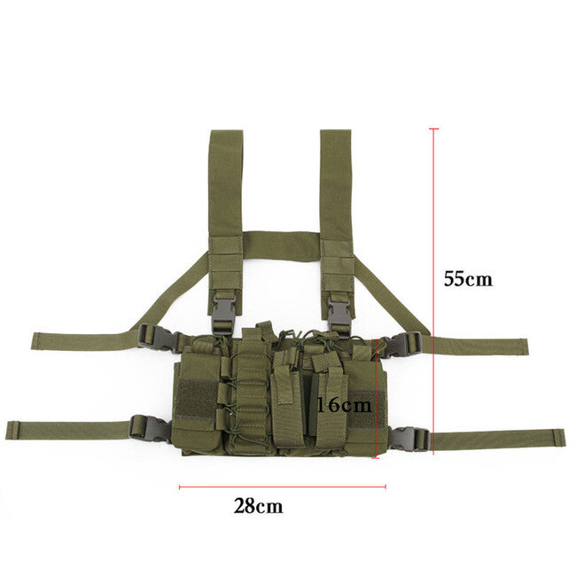 DRAGOWA D3 Chest Rig, Coyote
