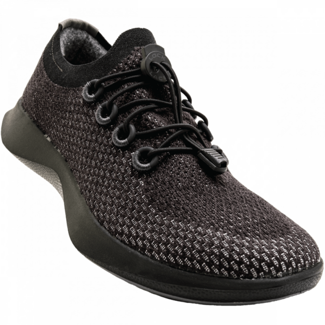 Lock Laces Shoelaces, Black Solid