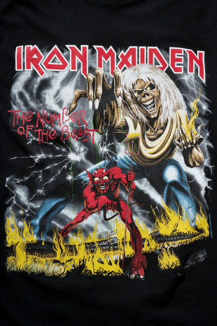 Brandit Iron Maiden T-Shirt Number of the Beast II, Black