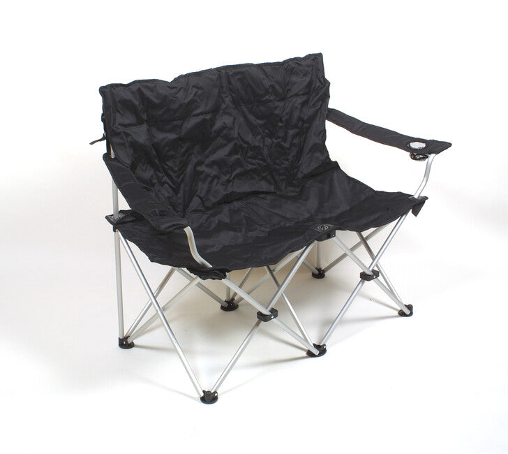 BasicNature Love Seat Travel Chair, Black