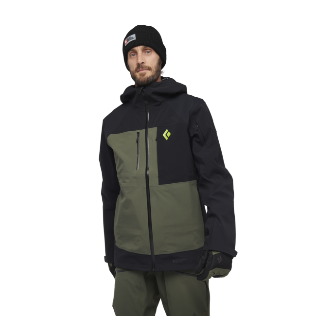 Black Diamond Women's Recon Stretch Pro Men's Shell Ski Jacket, Black-Tundra