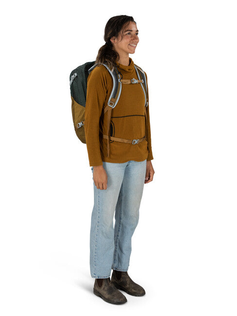 Osprey Nebula City Backpack, Green Tunnel/Brindle Brown