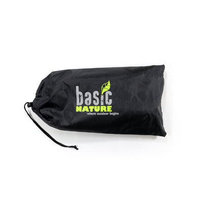 BasicNature Compact 2.0 Folding Chair, Black/Orange