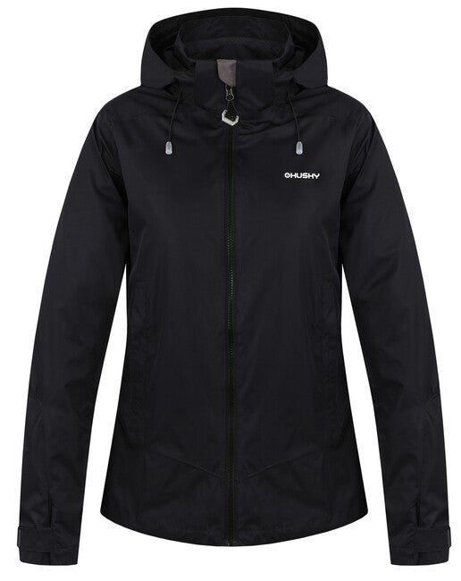 HUSKY Nelory women's hardshell jacket, black, L
